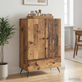 vidaXL Bufet Stare drewno 66 x 34,5 x 95 cm Drewno inżynieryjne