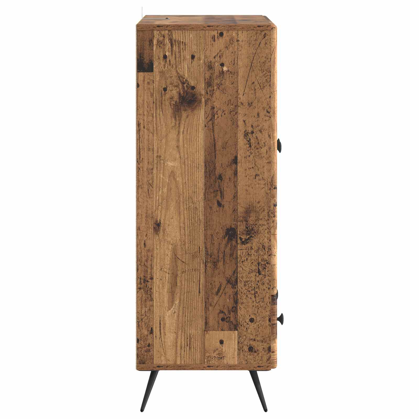 vidaXL Bufet Stare drewno 66 x 34,5 x 95 cm Drewno inżynieryjne