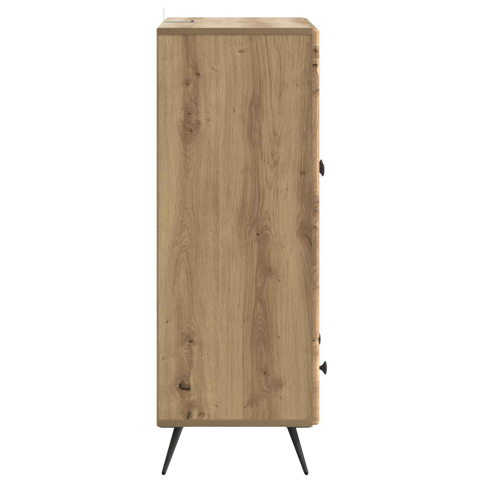vidaXL Bufet Dąb artisan 66 x 34,5 x 95 cm Drewno inżynieryjne