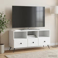 vidaXL Szafka pod telewizor z szufladą Biały 102 x 34,5 x 50 cm