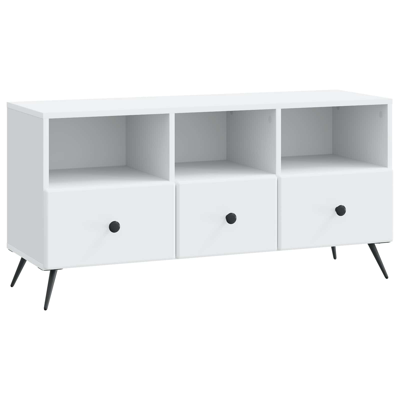 vidaXL Szafka pod telewizor z szufladą Biały 102 x 34,5 x 50 cm