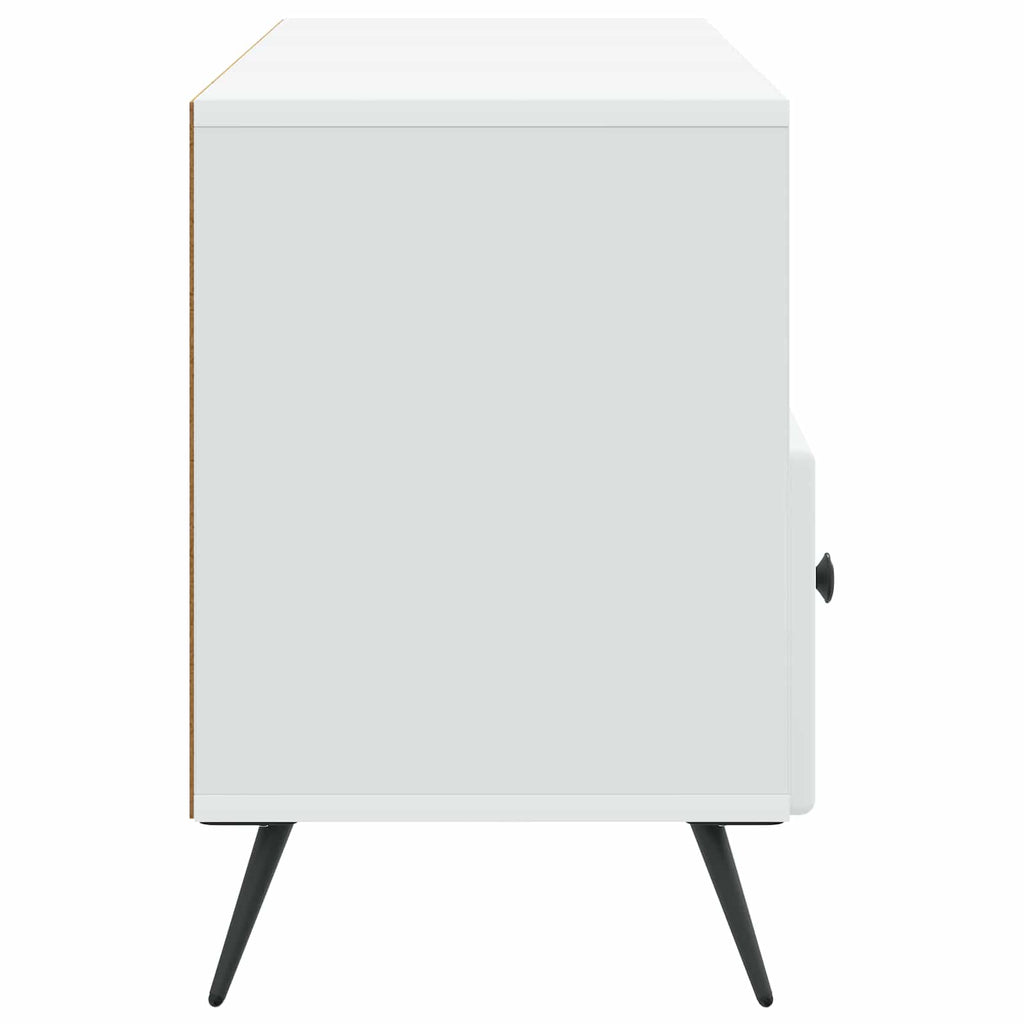 vidaXL Szafka pod telewizor z szufladą Biały 102 x 34,5 x 50 cm
