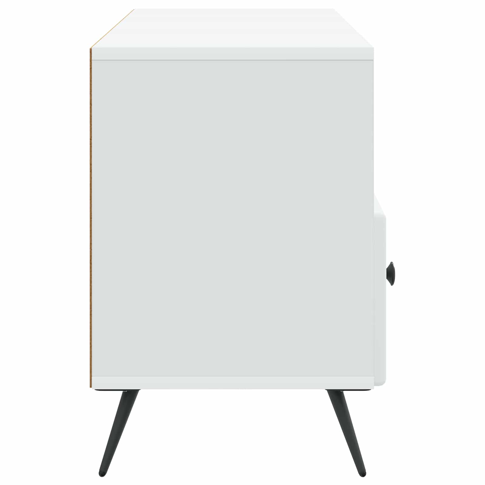 vidaXL Szafka pod telewizor z szufladą Biały 102 x 34,5 x 50 cm