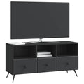 vidaXL Szafka pod telewizor z szufladą Czarny 102 x 34,5 x 50 cm