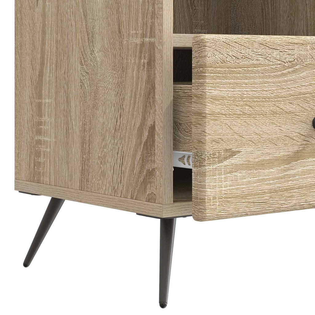 vidaXL Szafka pod telewizor z szufladą dąb Sonoma 102 x 34,5 x 50 cm