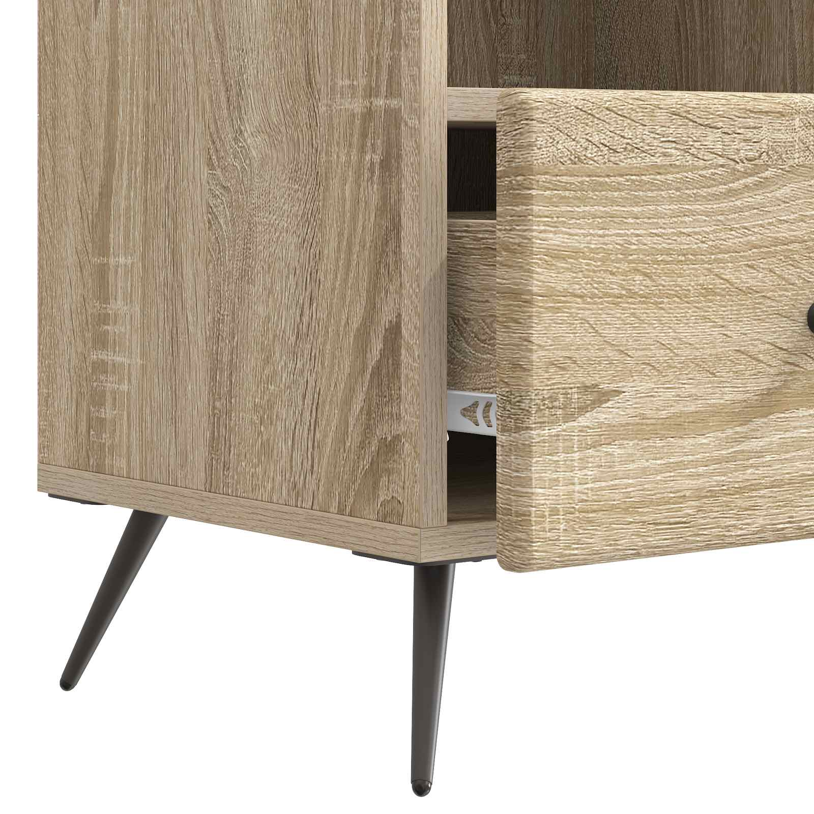 vidaXL Szafka pod telewizor z szufladą dąb Sonoma 102 x 34,5 x 50 cm