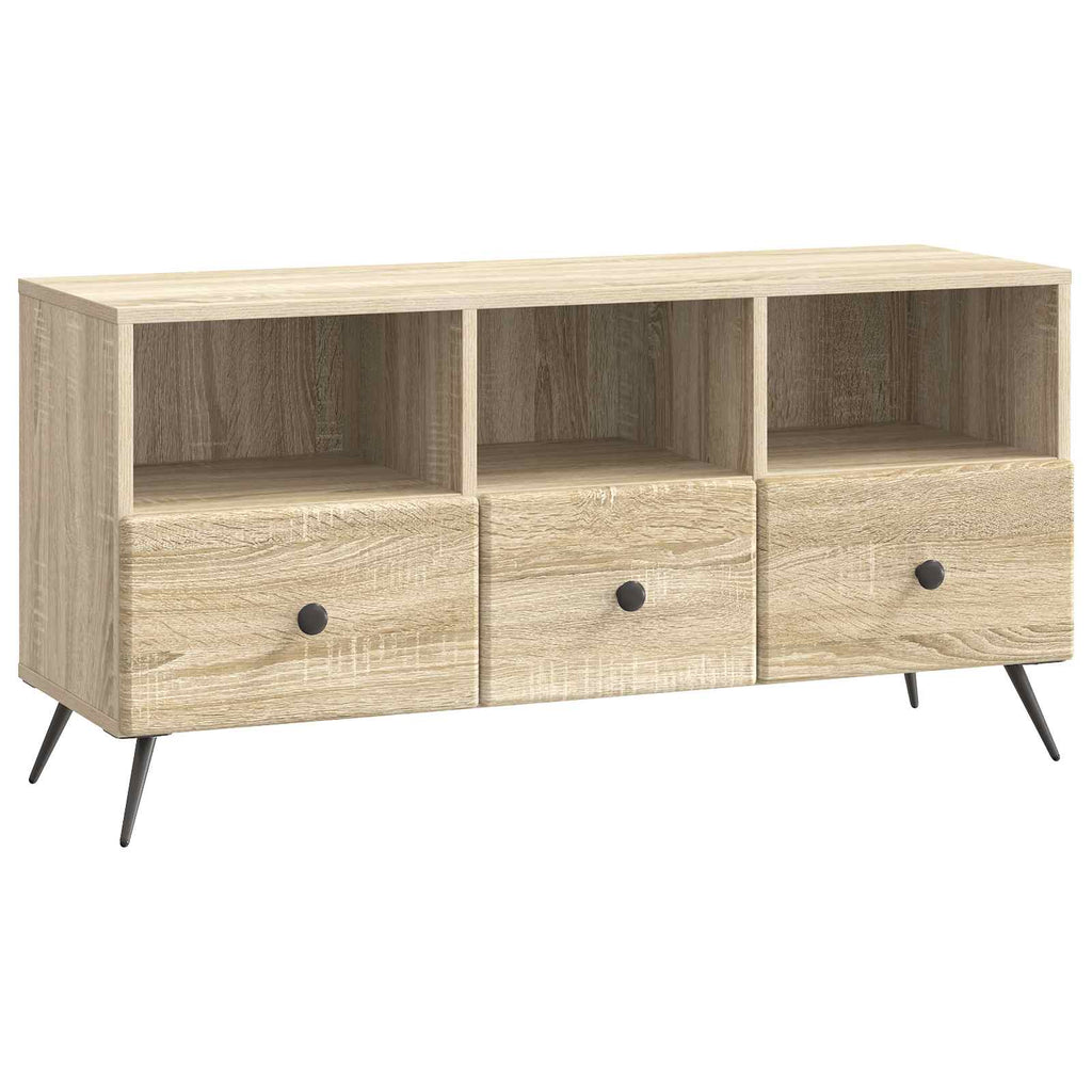 vidaXL Szafka pod telewizor z szufladą dąb Sonoma 102 x 34,5 x 50 cm