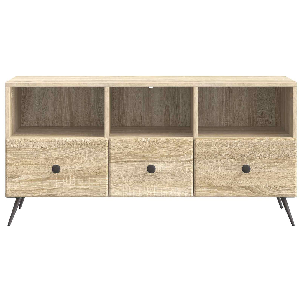 vidaXL Szafka pod telewizor z szufladą dąb Sonoma 102 x 34,5 x 50 cm