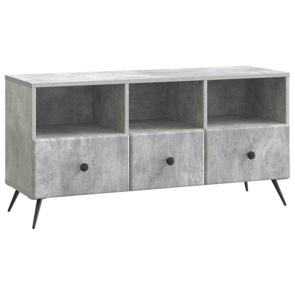 vidaXL Szafka pod telewizor Betonowy szary 102 x 34,5 x 50 cm