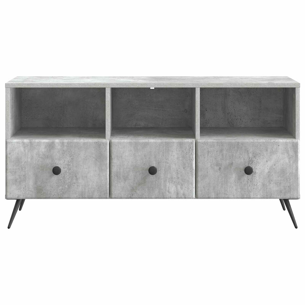 vidaXL Szafka pod telewizor Betonowy szary 102 x 34,5 x 50 cm