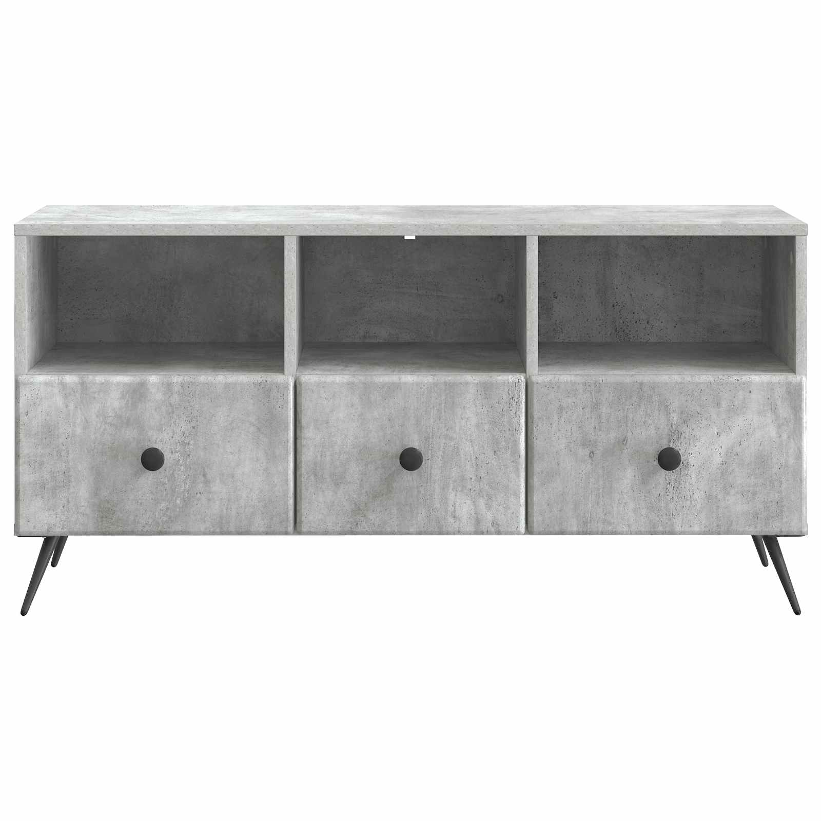 vidaXL Szafka pod telewizor Betonowy szary 102 x 34,5 x 50 cm