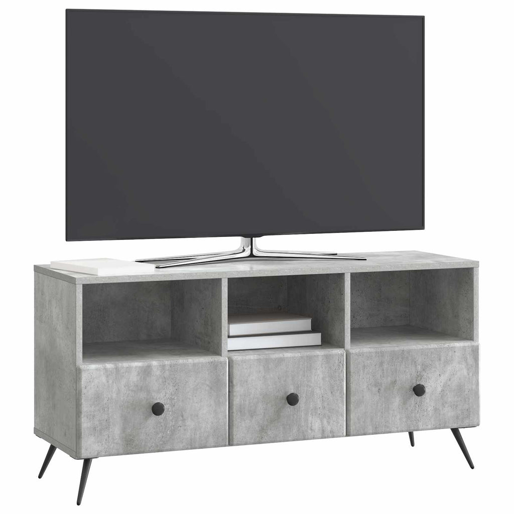 vidaXL Szafka pod telewizor Betonowy szary 102 x 34,5 x 50 cm