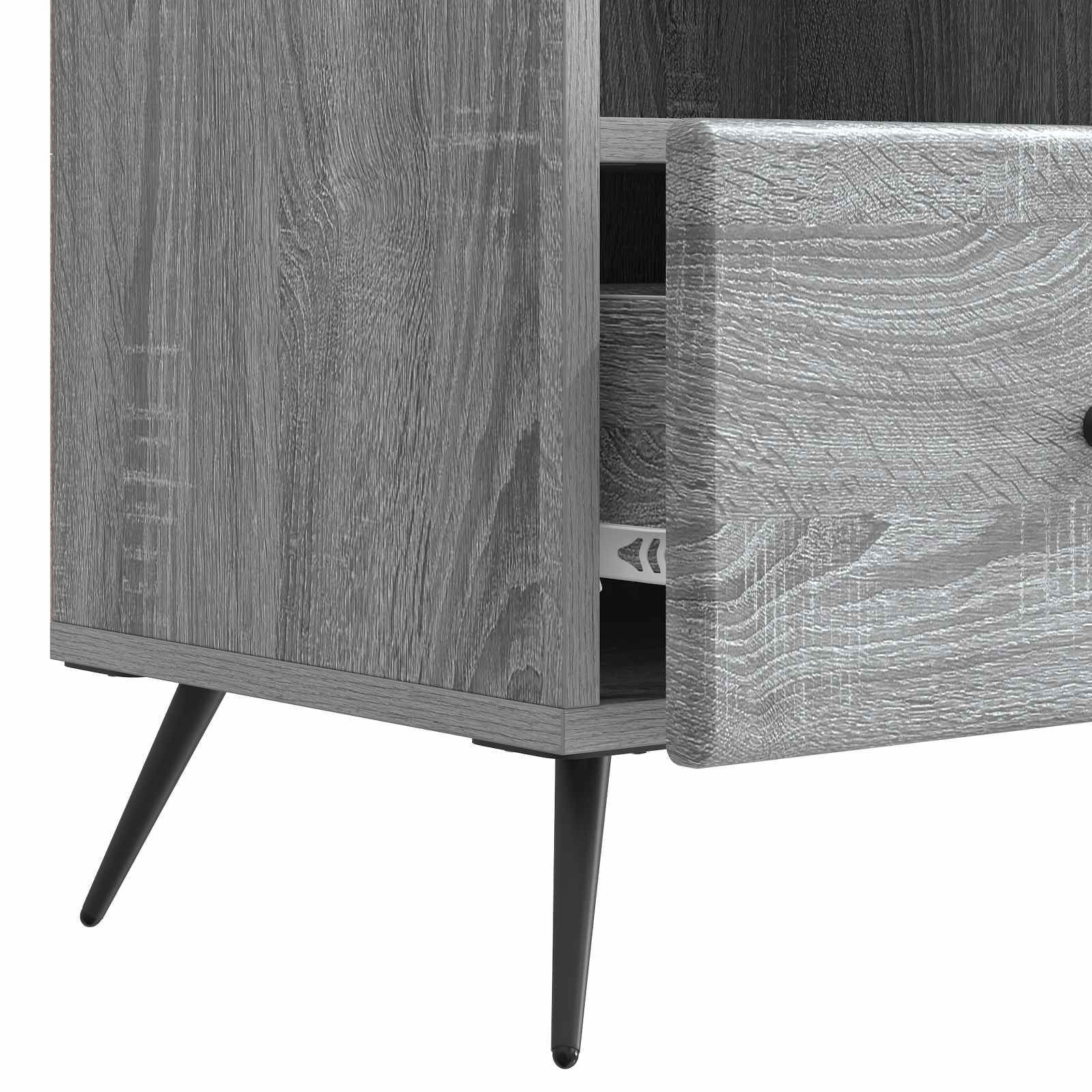 vidaXL Szafka pod telewizor z szufladą Szary Sonoma 102 x 34,5 x 50 cm