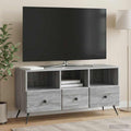 vidaXL Szafka pod telewizor z szufladą Szary Sonoma 102 x 34,5 x 50 cm