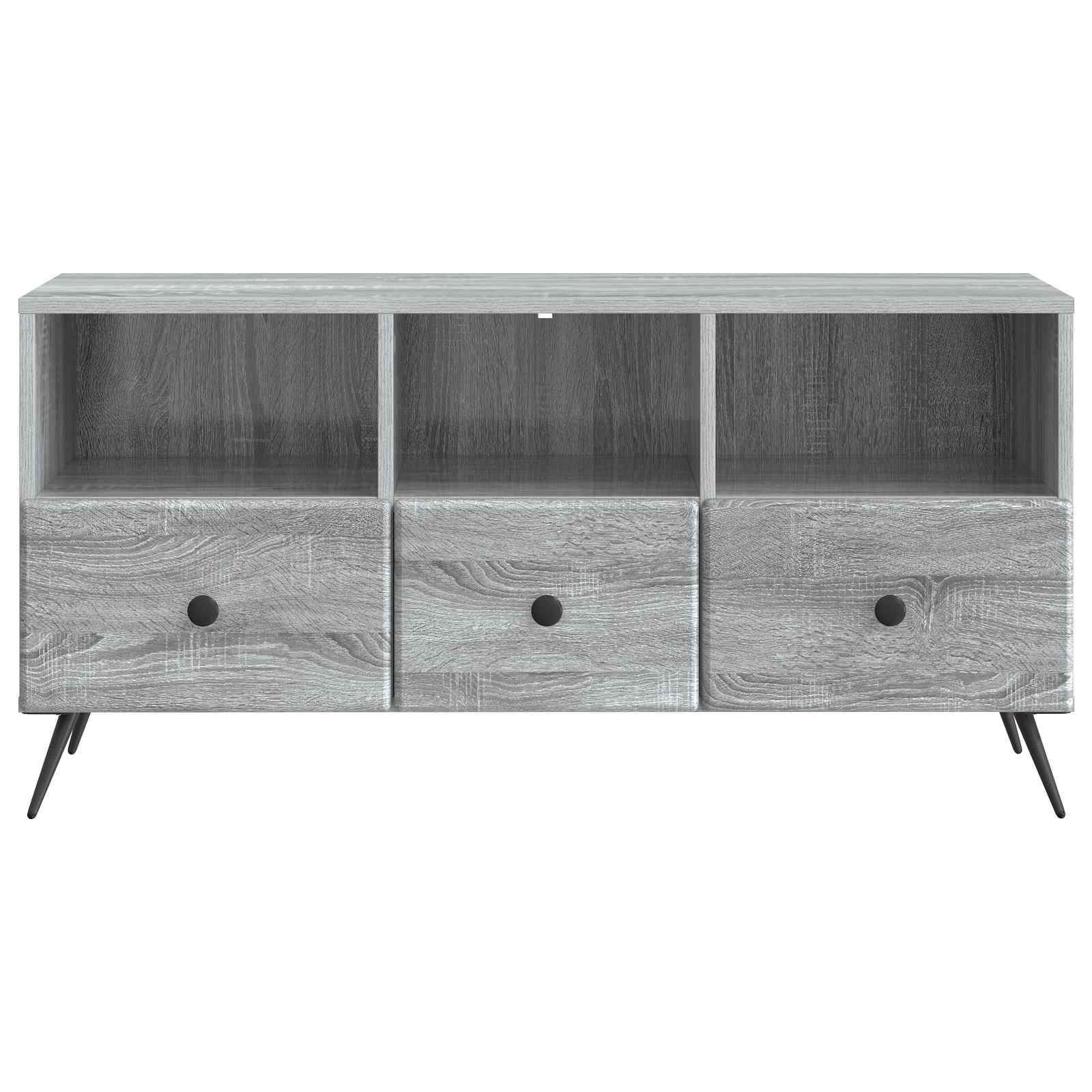vidaXL Szafka pod telewizor z szufladą Szary Sonoma 102 x 34,5 x 50 cm
