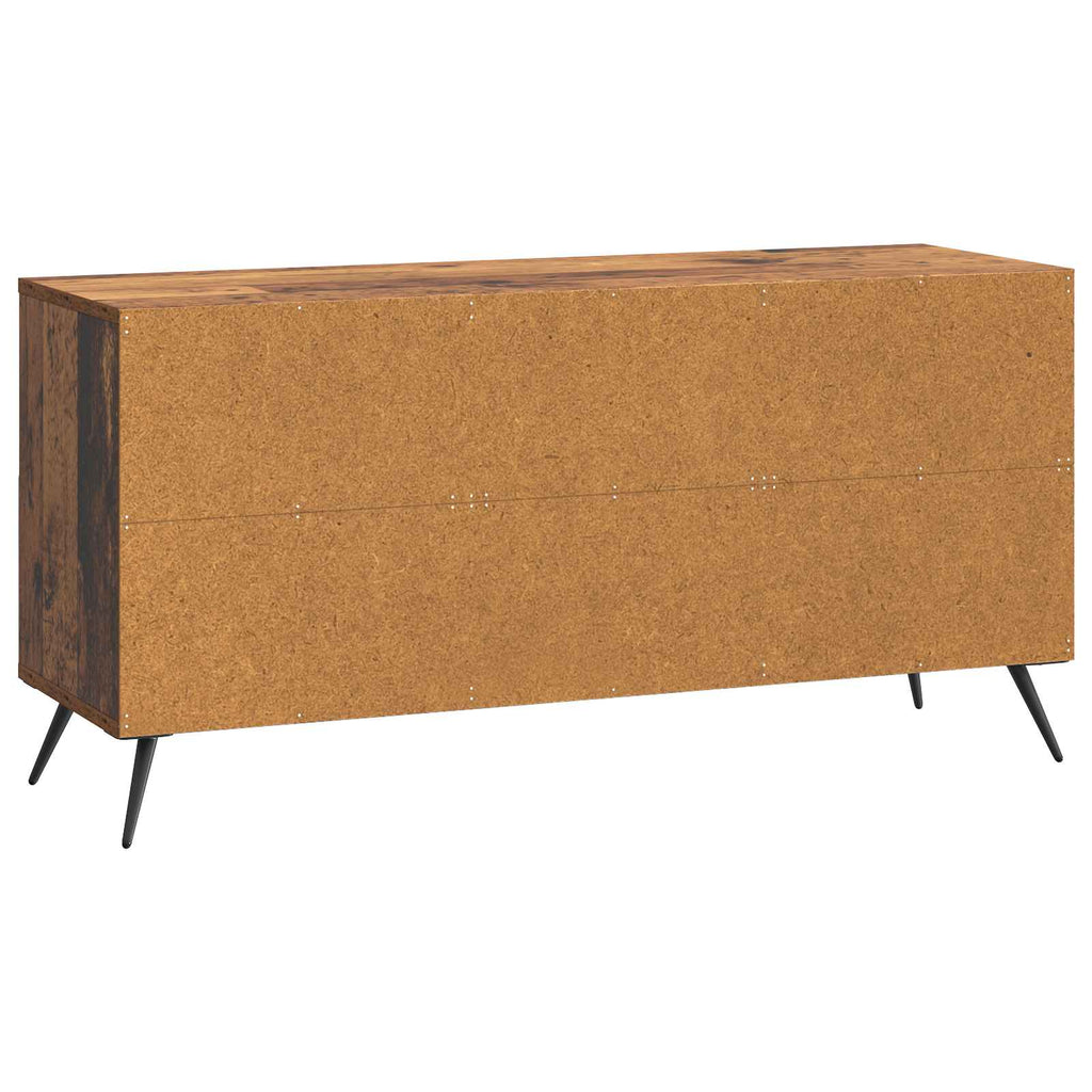 vidaXL Szafka pod telewizor z szufladą Stare drewno 102 x 34,5 x 50 cm