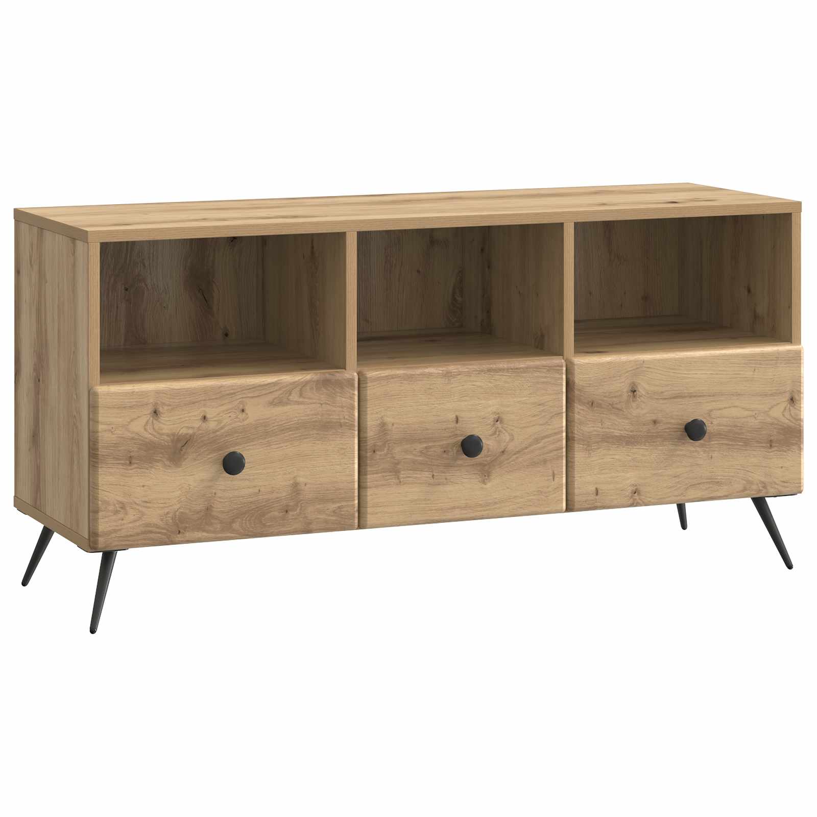 vidaXL Szafka pod telewizor z szufladą Dąb artisan 102 x 34,5 x 50 cm
