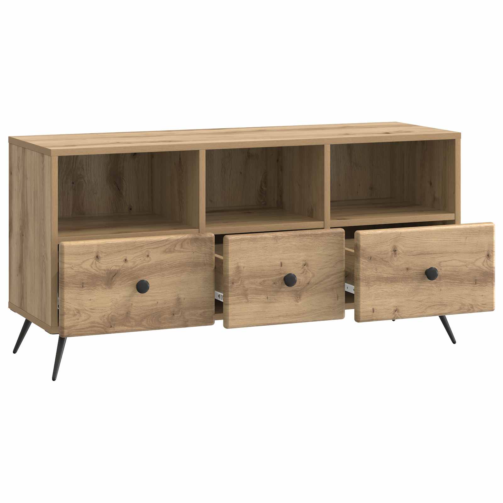vidaXL Szafka pod telewizor z szufladą Dąb artisan 102 x 34,5 x 50 cm