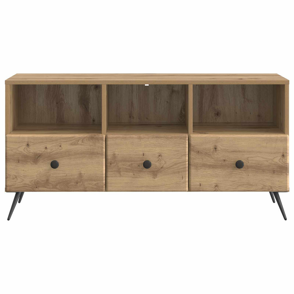 vidaXL Szafka pod telewizor z szufladą Dąb artisan 102 x 34,5 x 50 cm