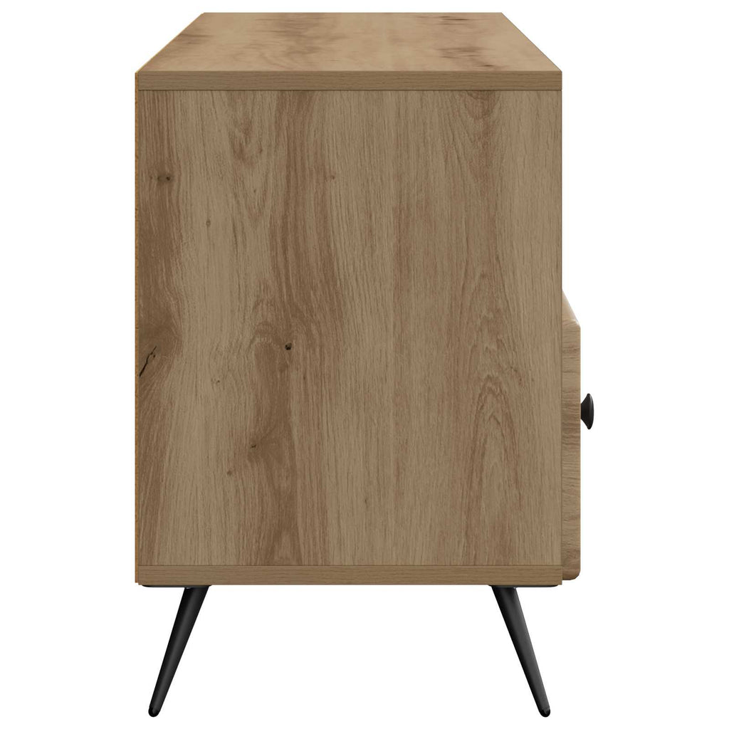 vidaXL Szafka pod telewizor z szufladą Dąb artisan 102 x 34,5 x 50 cm