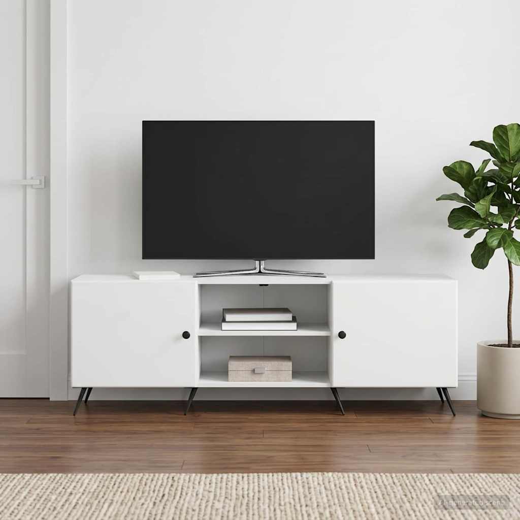 vidaXL Szafka pod telewizor 150 x 31 x 50 cm Biały Drewno inżynieryjne