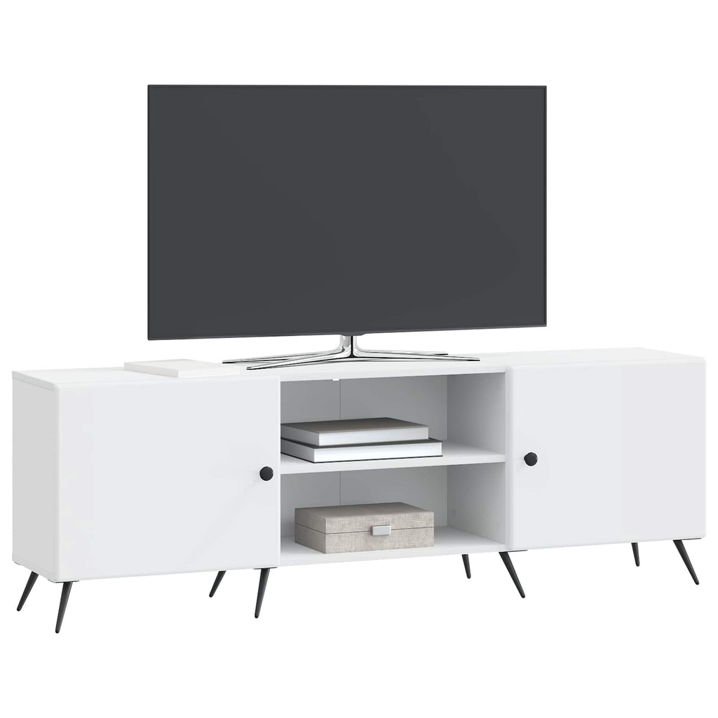 vidaXL Szafka pod telewizor 150 x 31 x 50 cm Biały Drewno inżynieryjne