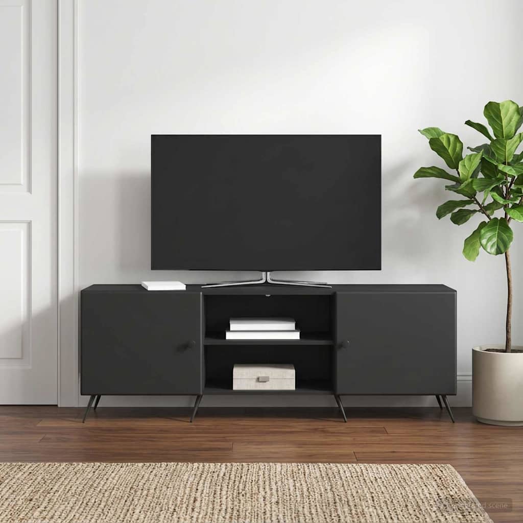 vidaXL Szafka pod telewizor Czarny 150 x 31 x 50 cm