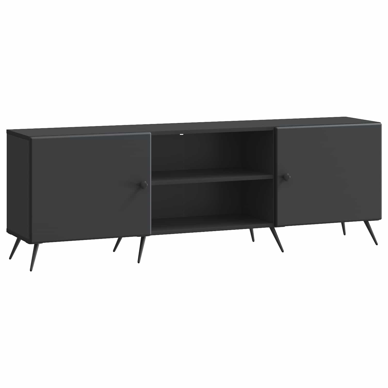 vidaXL Szafka pod telewizor Czarny 150 x 31 x 50 cm