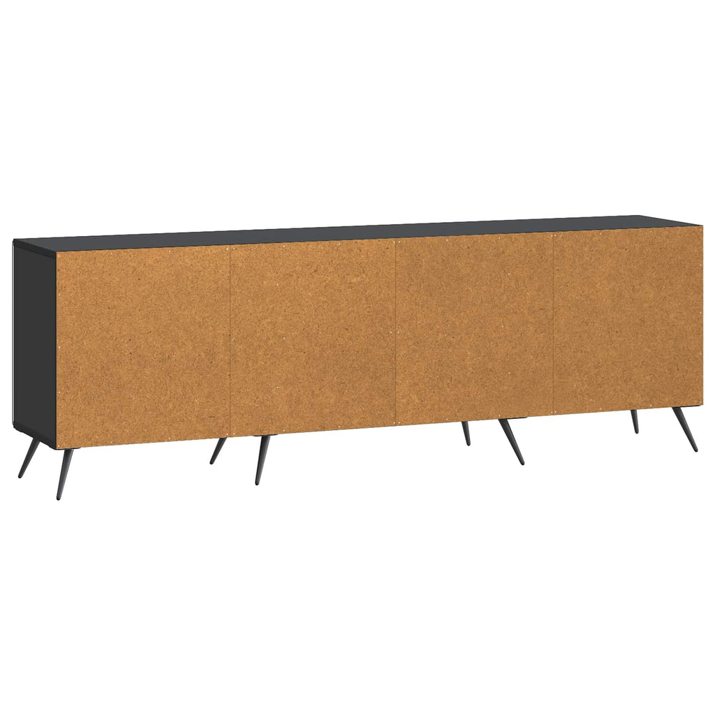 vidaXL Szafka pod telewizor Czarny 150 x 31 x 50 cm