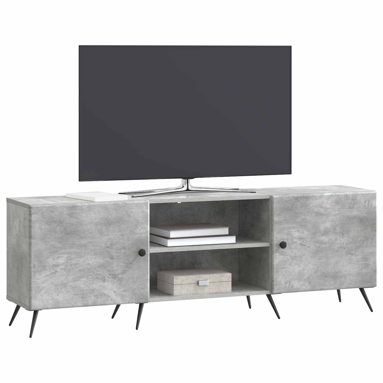 vidaXL Szafka pod telewizor Betonowy szary 150 x 31 x 50 cm