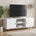 vidaXL Szafka pod telewizor Biały wysoki połysk 150 x 31 x 50 cm