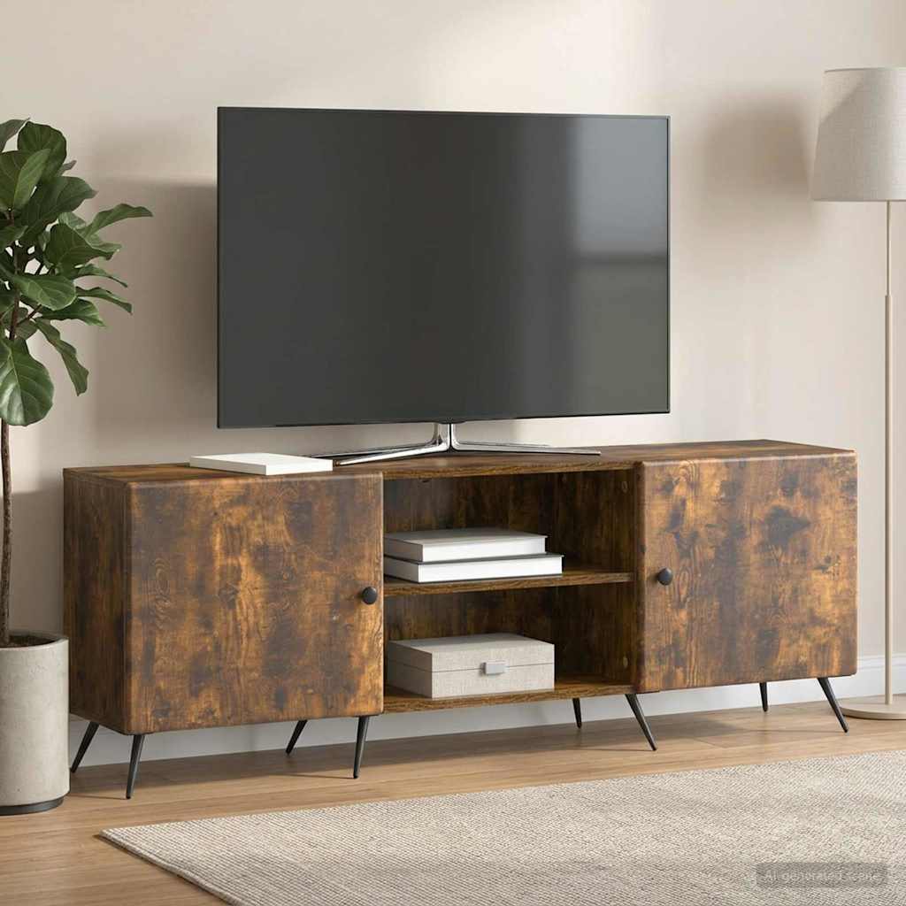 vidaXL Szafka pod telewizor Dąb wędzony 150 x 31 x 50 cm