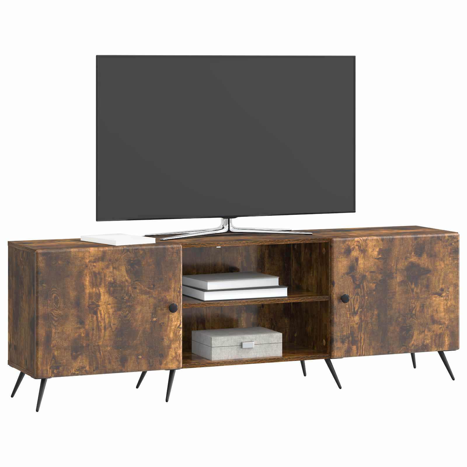 vidaXL Szafka pod telewizor Dąb wędzony 150 x 31 x 50 cm