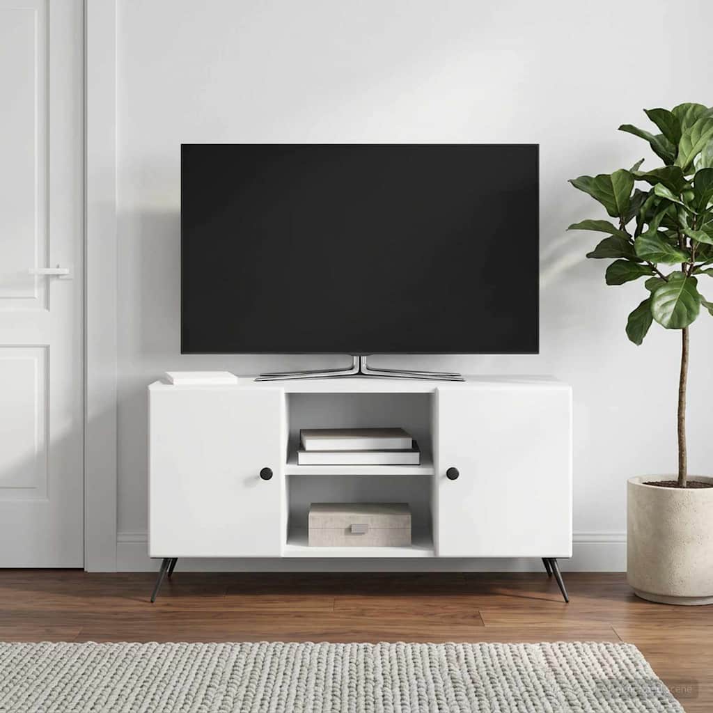 vidaXL Szafka pod telewizor Biały 102 x 34,5 x 50 cm