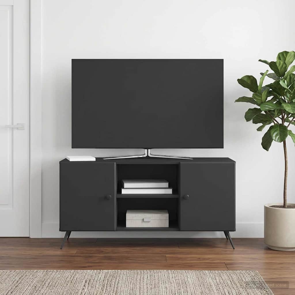 vidaXL Szafka pod telewizor Czarny 102 x 34,5 x 50 cm