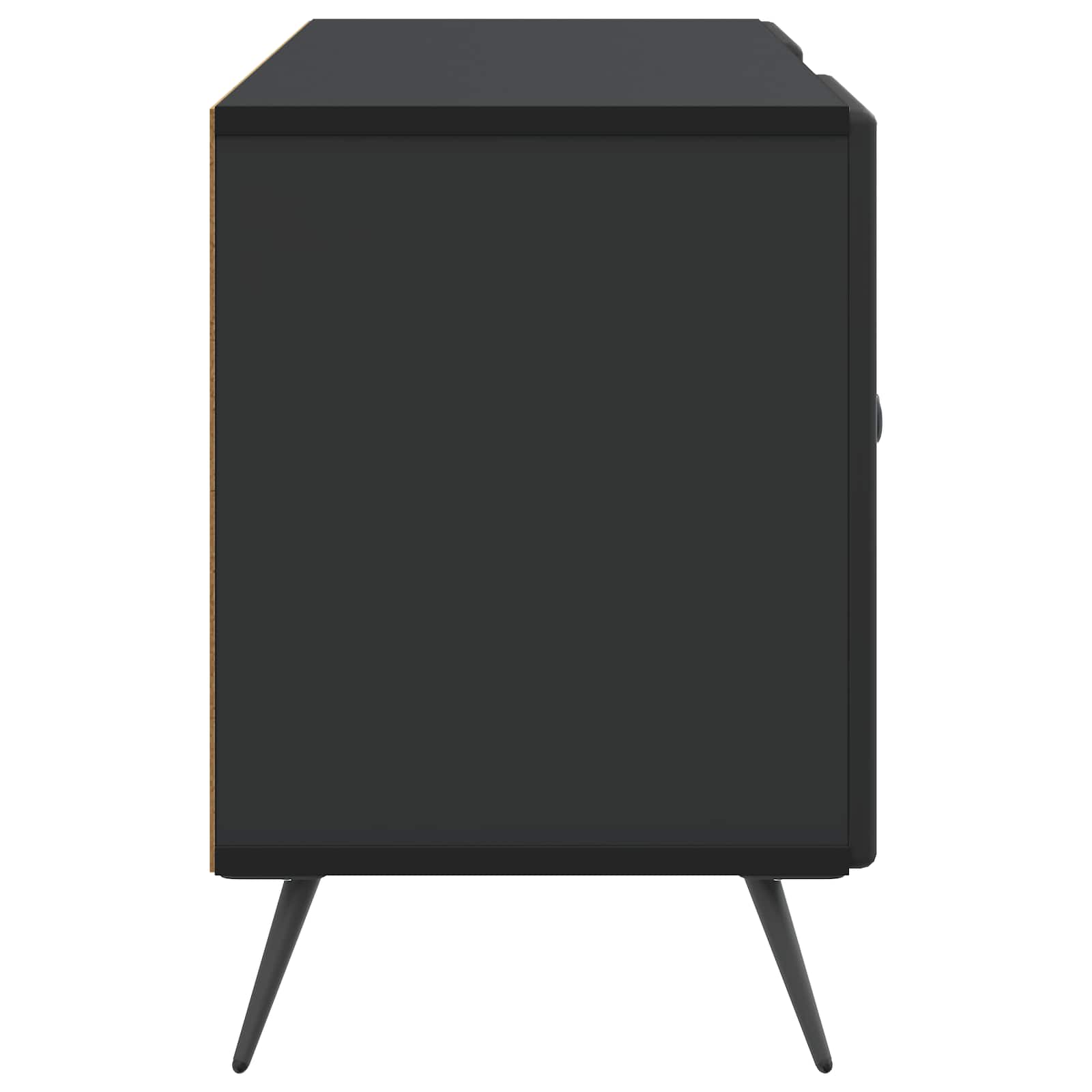 vidaXL Szafka pod telewizor Czarny 102 x 34,5 x 50 cm