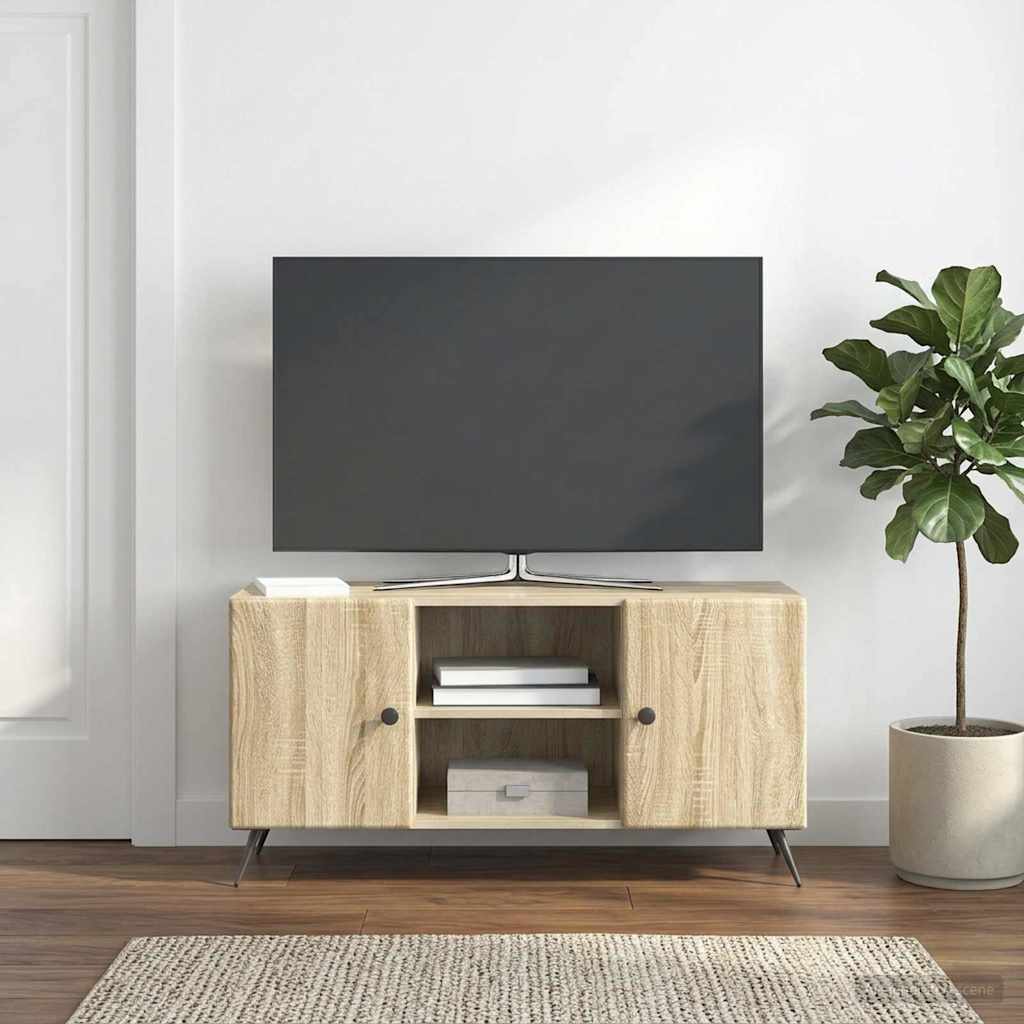 vidaXL Szafka pod telewizor dąb Sonoma 102 x 34,5 x 50 cm