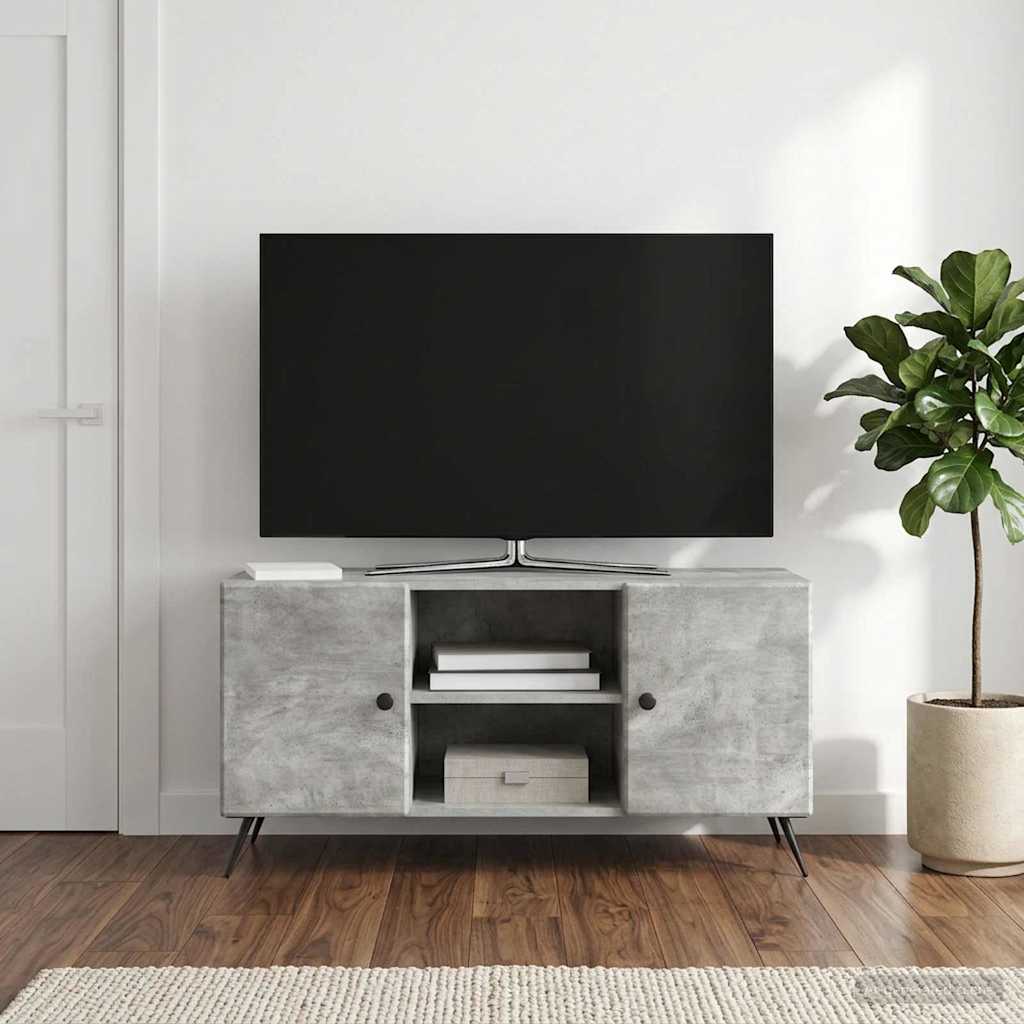 vidaXL Szafka pod telewizor 102 x 34,5 x 50 cm Betonowy szary