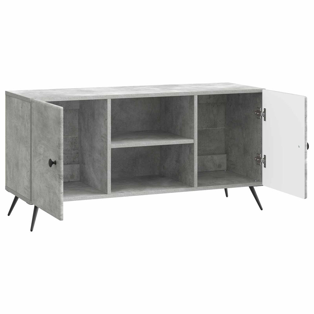 vidaXL Szafka pod telewizor Betonowy szary 102 x 34,5 x 50 cm