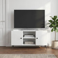 vidaXL Szafka pod telewizor Biały wysoki połysk 102 x 34,5 x 50 cm
