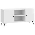 vidaXL Szafka pod telewizor Biały wysoki połysk 102 x 34,5 x 50 cm