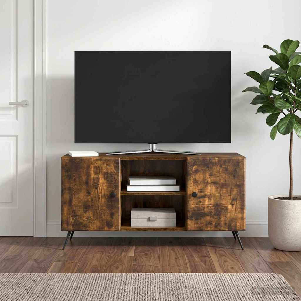 vidaXL Szafka pod telewizor Dąb wędzony 102 x 34,5 x 50 cm