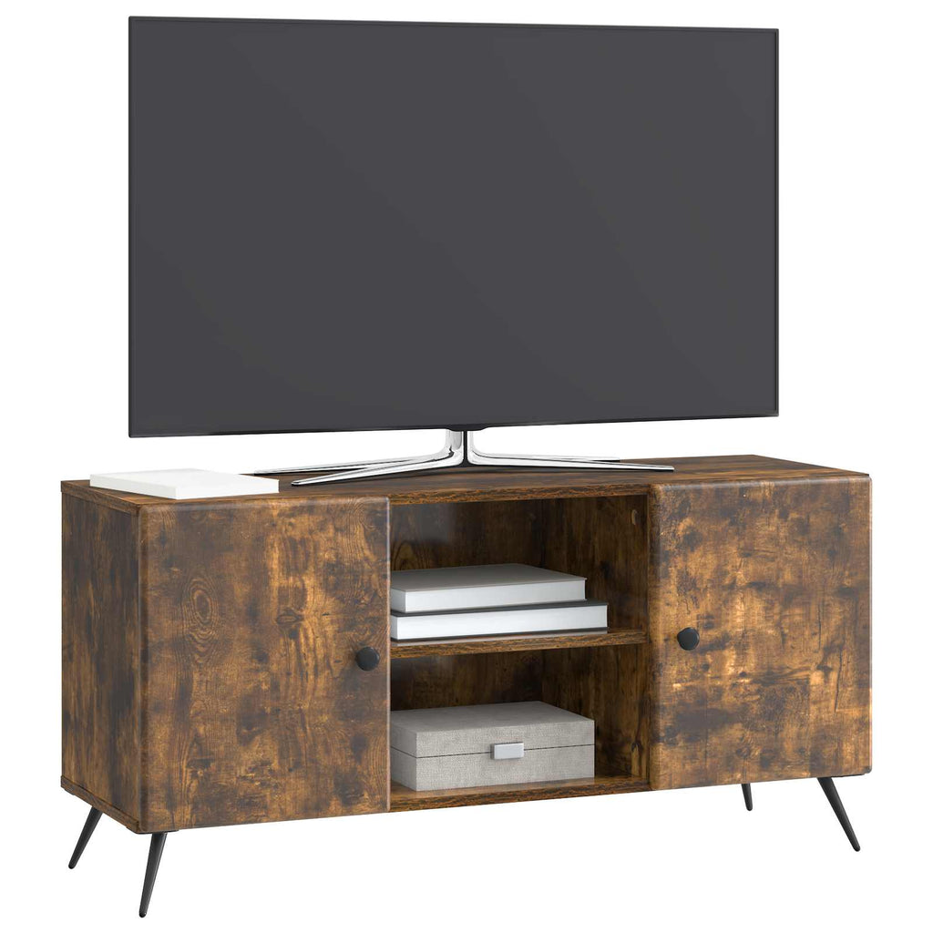 vidaXL Szafka pod telewizor Dąb wędzony 102 x 34,5 x 50 cm