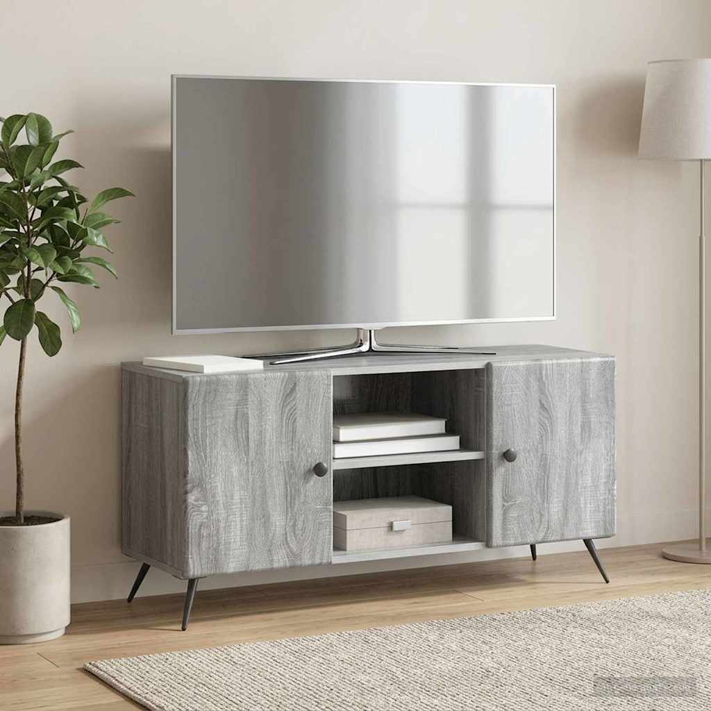 vidaXL Szafka pod telewizor Szary Sonoma 102 x 34,5 x 50 cm