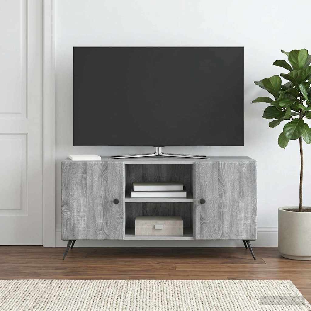 vidaXL Szafka pod telewizor Szary Sonoma 102 x 34,5 x 50 cm