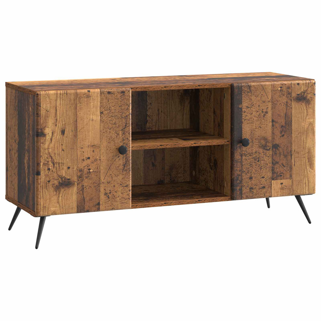 vidaXL Szafka pod telewizor Stare drewno 102 x 34,5 x 50 cm