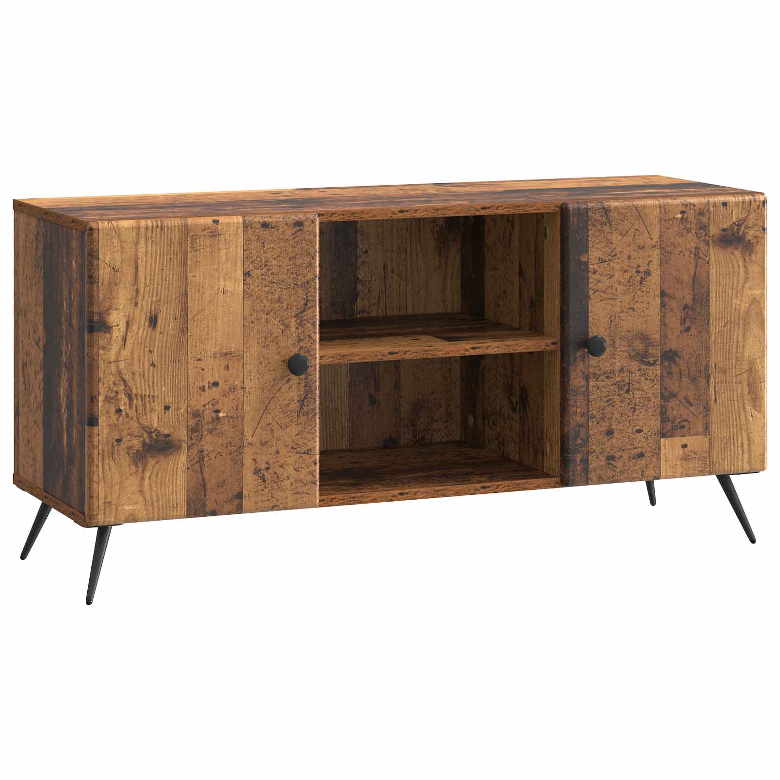 vidaXL Szafka pod telewizor Stare drewno 102 x 34,5 x 50 cm