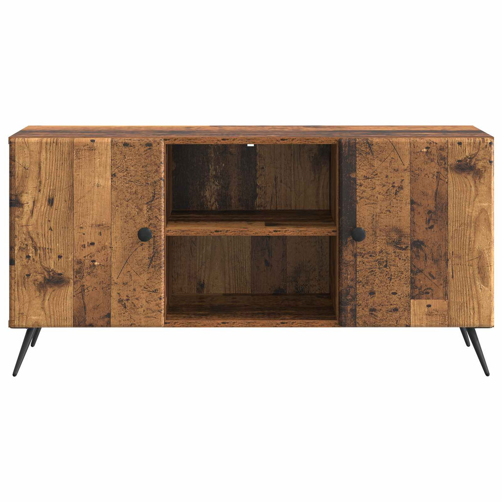 vidaXL Szafka pod telewizor Stare drewno 102 x 34,5 x 50 cm