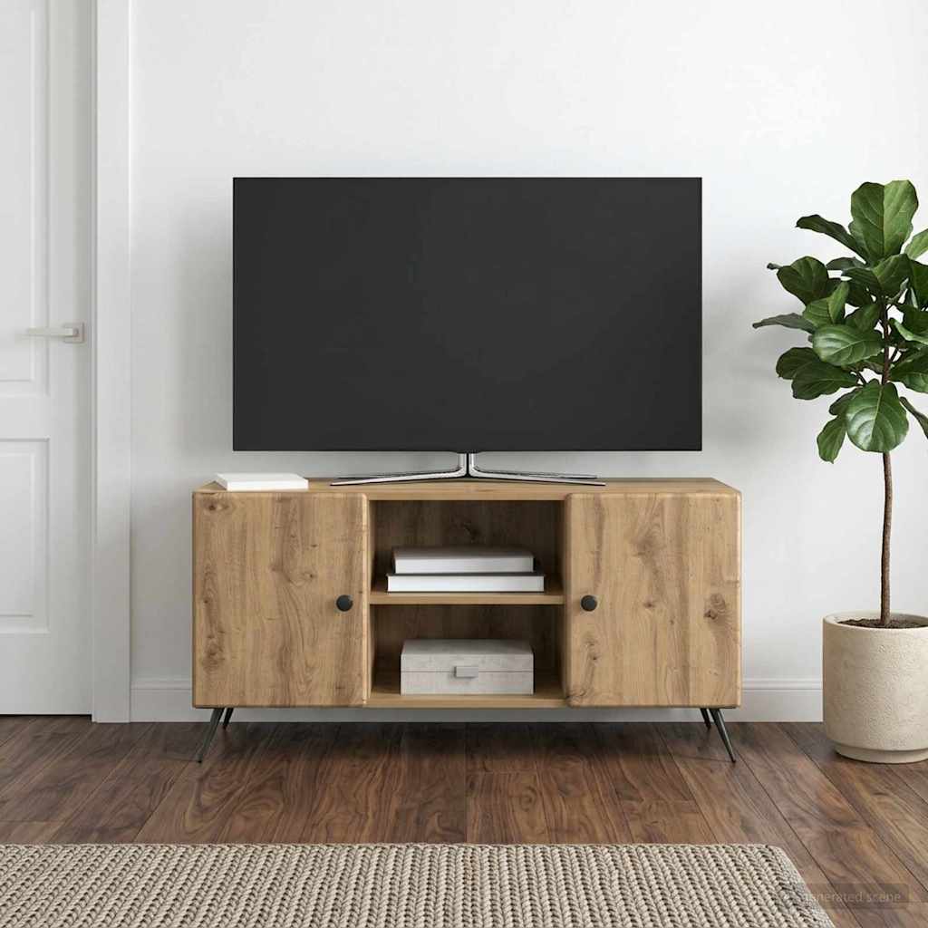 vidaXL Szafka pod telewizor 102 x 34,5 x 50 cm Dąb artisan