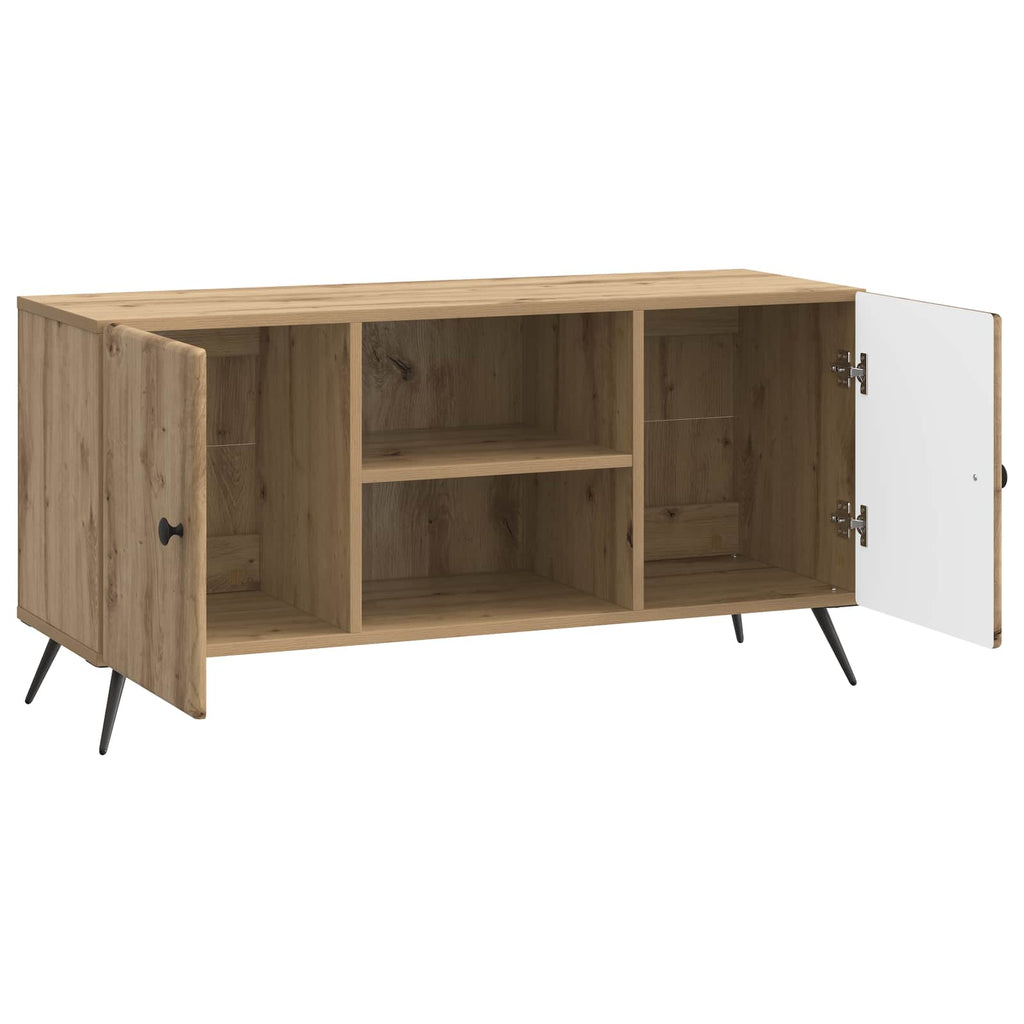 vidaXL Szafka pod telewizor Dąb artisan 102 x 34,5 x 50 cm